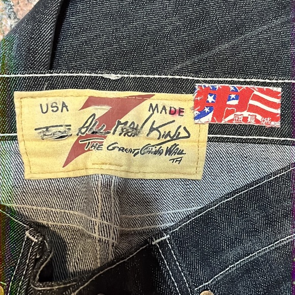 7 for all mankind jeans woman’s sz 29 the great china wall black denim - Picture 8 of 8